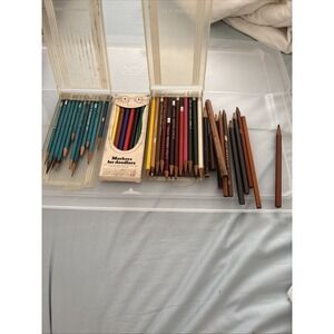 Huge Lot 40+ Vintage Mechanical Pencil Leads Koh-I-Noor, Eagle, markers Japan